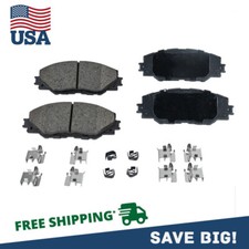 Front Ceramic Brake Pad Set For 2006-2018 Toyota RAV4 296mm Front Disc~