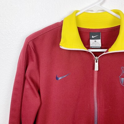 FC Barcelona Nike ジャージ 8番 Mサイズ Nike Barca Barcelona FCB Training Full Zip Red Jacket Mens