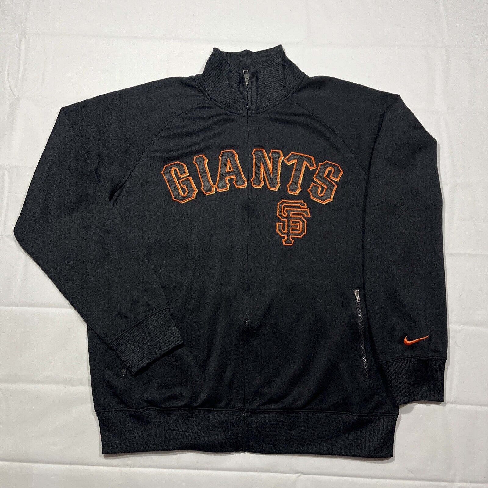 SACAI X NIKE Giacca squadra San Francisco Giants Nike full zip nera adulto taglia L MLB baseball