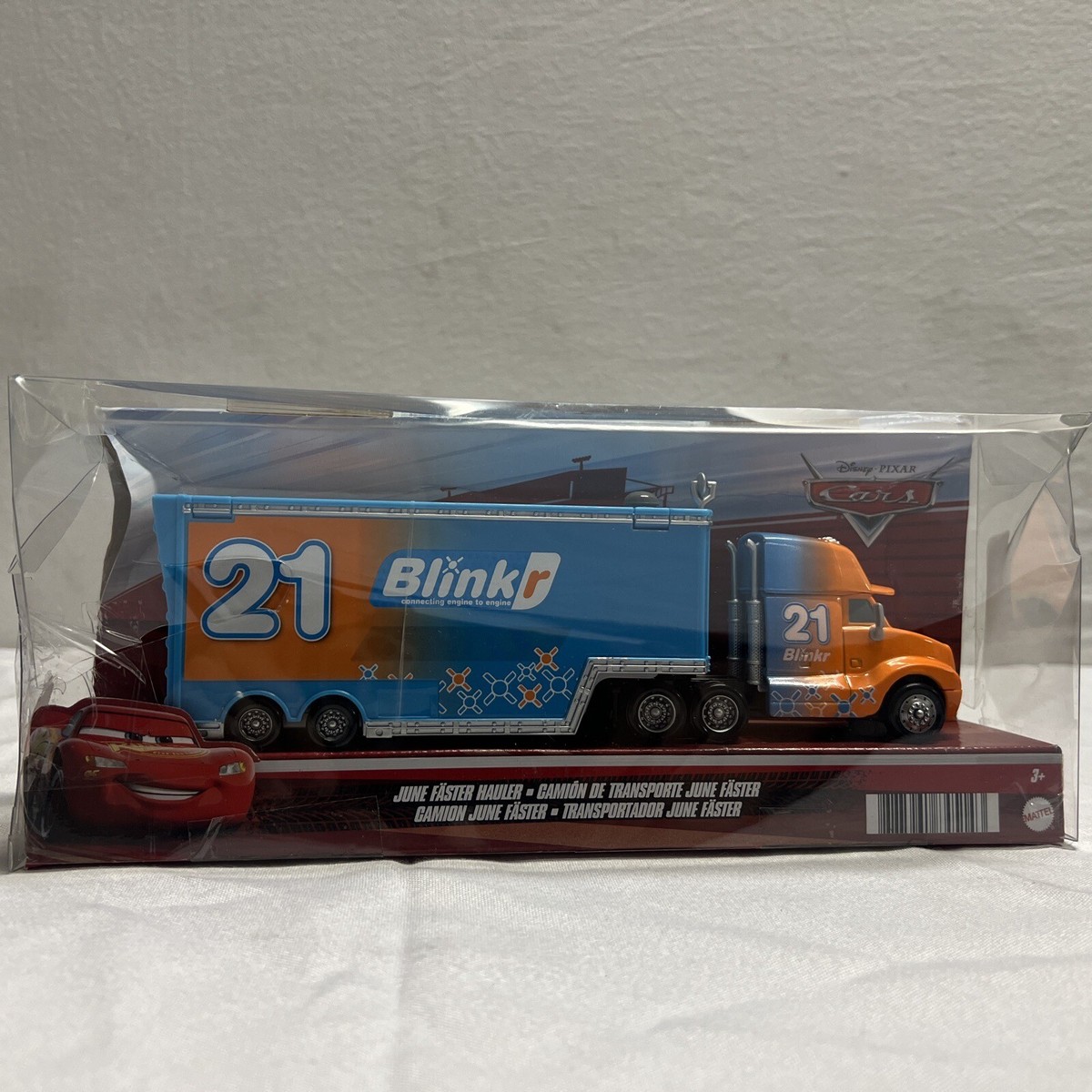 Disney Pixar Cars Speedy Comet's Hauler GLM33 NEW DAMAGED