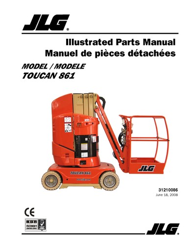 JLG Toucan Vertical Lifts OWNERS PARTS SERVICE Manuals Schematics - MANY MODELS - Picture 15 of 247
