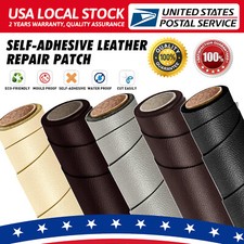 Self-Adhesive Leather Repair Patch Tape for Car Seats Couch Sofa Chair Jacket US