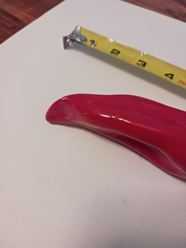 Ceramic Red Chili Pepper Decorative Display - Picture 3 of 7