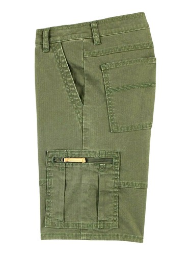 Boys Size 4 Wrangler Five Star Adjustable Waist Army Green Shorts - Picture 4 of 4