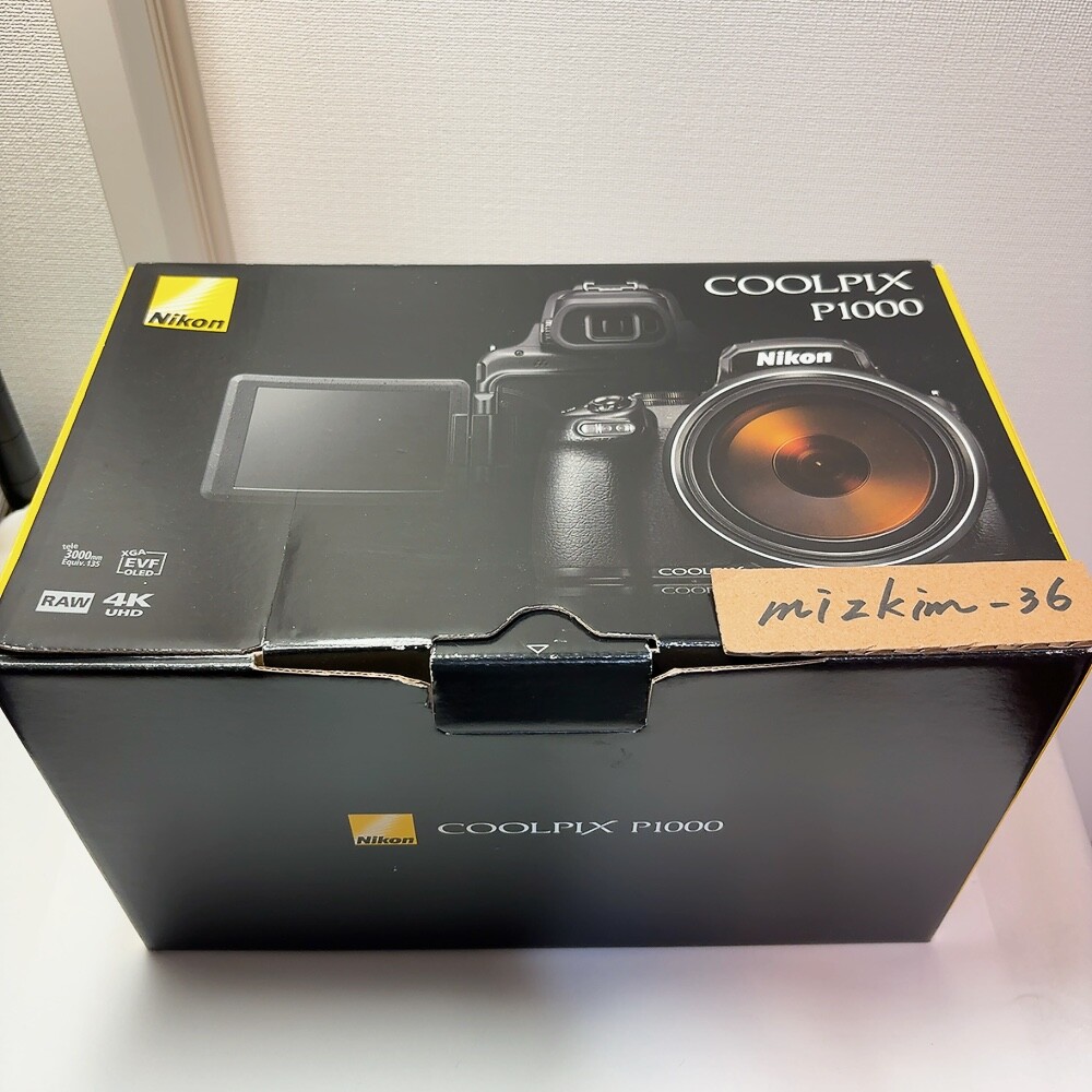 Nikon digital camera P1000BK COOLPIX P1000 black -Mint w Nikon digital camera P1000BK COOLPIX P1000 black -Mint w