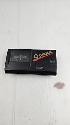 KORG Model GT-2 Analog Guitar Tuner Mechanical Meter 'Circa 
