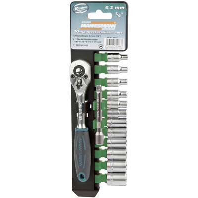 Brüder Mannesmann M29114 Bit Set 1/4'' Multisize Versatile Tool Set