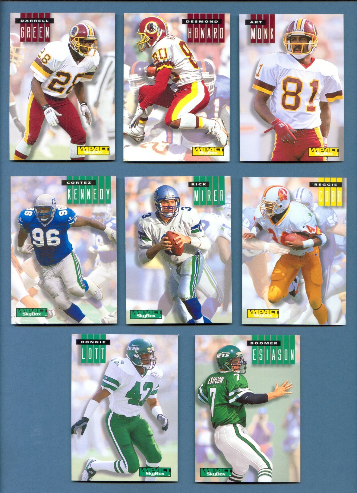 1994 SkyBox Impact #193 RONNIE LOTT New York JETS Mint