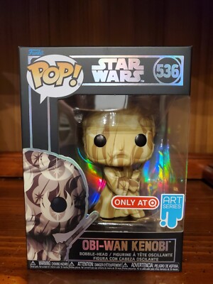 Funko Pop Obi Wan Kenobi Art Series Target Exclusive #536 Star Wars
