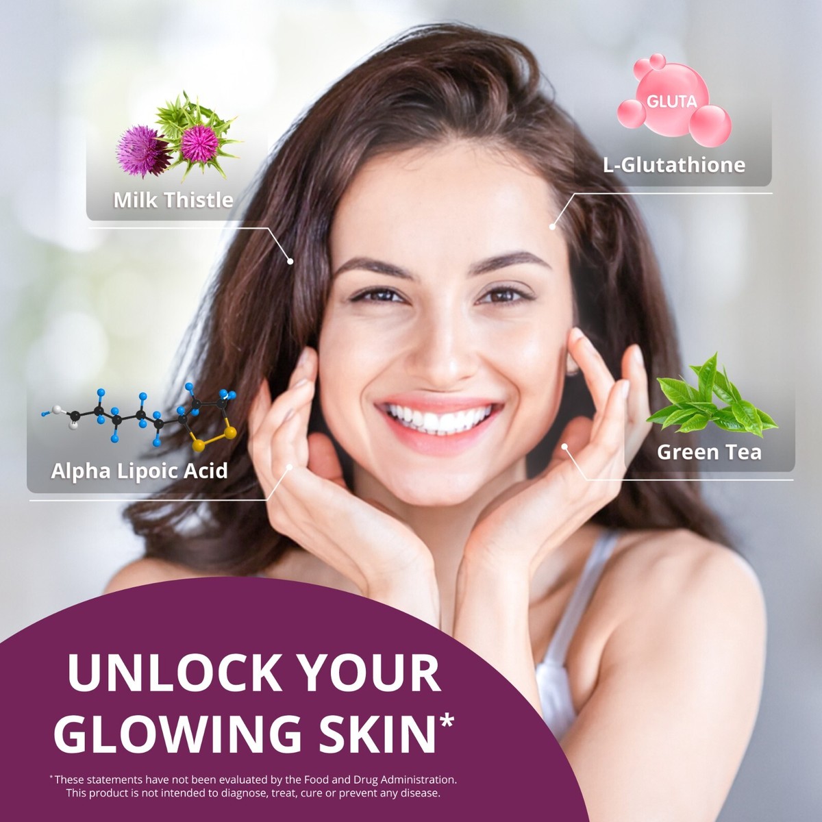 NuBest White - Skin Brightening, Anti-Aging, Natural Beautiful Skin & Detox 