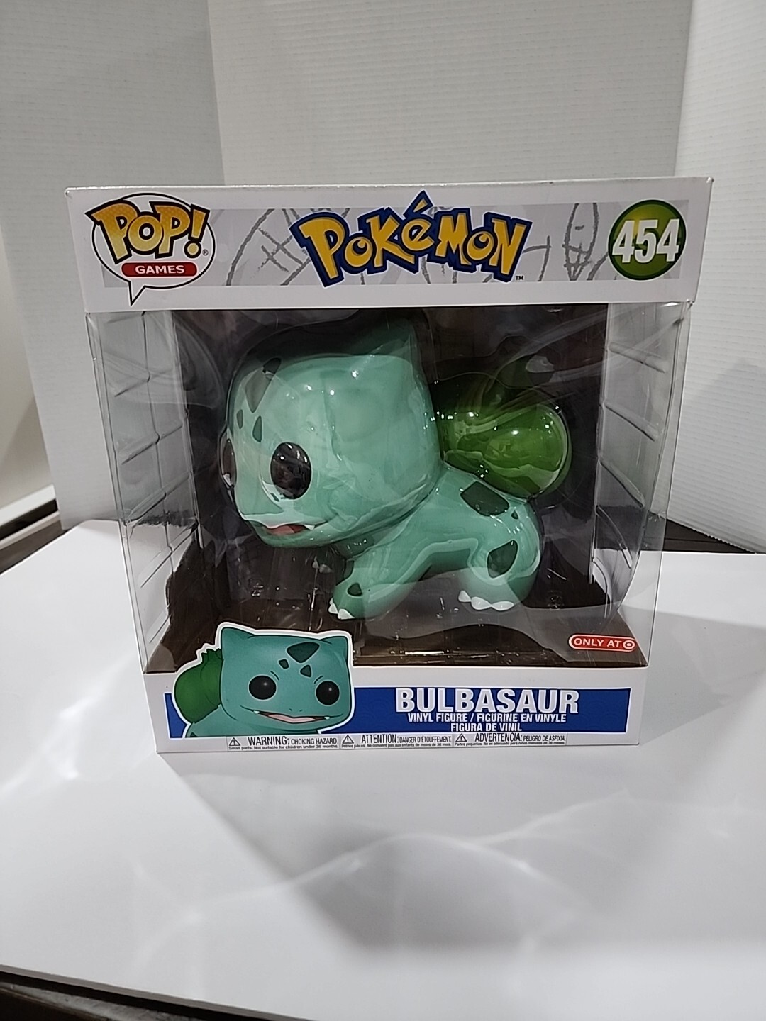 Funko Pop Bulbasaur #454 Vinyl Jumbo 10 Inch Figure Pokemon Target Exclusive