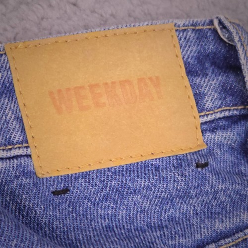 Weekday Jeans Herren 30 x 32 Blau Voyage High 90s Medium Wash Denim Straight Leg - Bild 9 von 14