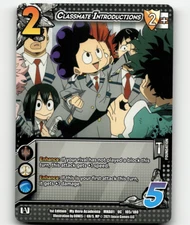 UniVersus Classmate Introductions My Hero Academia 1st Edition Uncommon