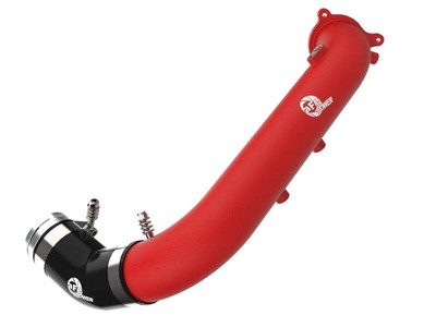aFe BladeRunner Red 2-3/4in Aluminum Charge Pipe Fits 2021 Toyota Supra GR (A90)