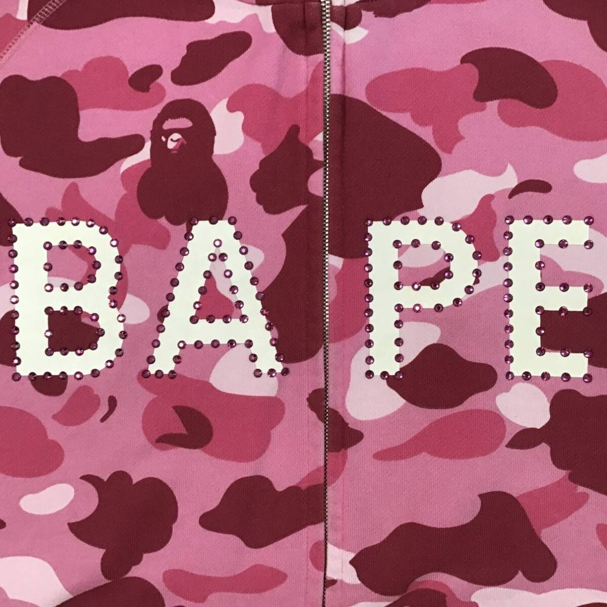 Bape pink camo SWAROVSKI CRYSTALS-