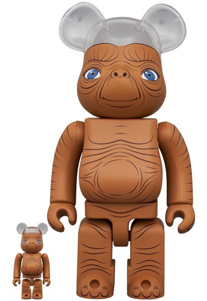 BE@RBRICK 400% & 100% E.T. MEDICOM TOY Bearbrick from Japan BE@RBRICK 400% & 100% E.T. MEDICOM TOY Bearbrick from Japan