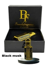 Black Musk Al Tahara Concentrated Oil Perfume 12 ml  - long lasting