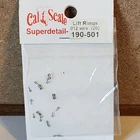 Railroad Car Body Metal Lift Ring - Pack of 20 Cal Scale 190-501 HO Model RR