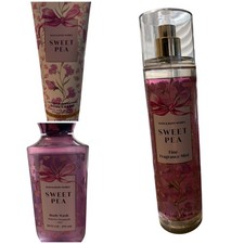Bath and Body Works Sweet Pea - Fine Fragrance Mist,Body Wash, Body Cream U-Pick