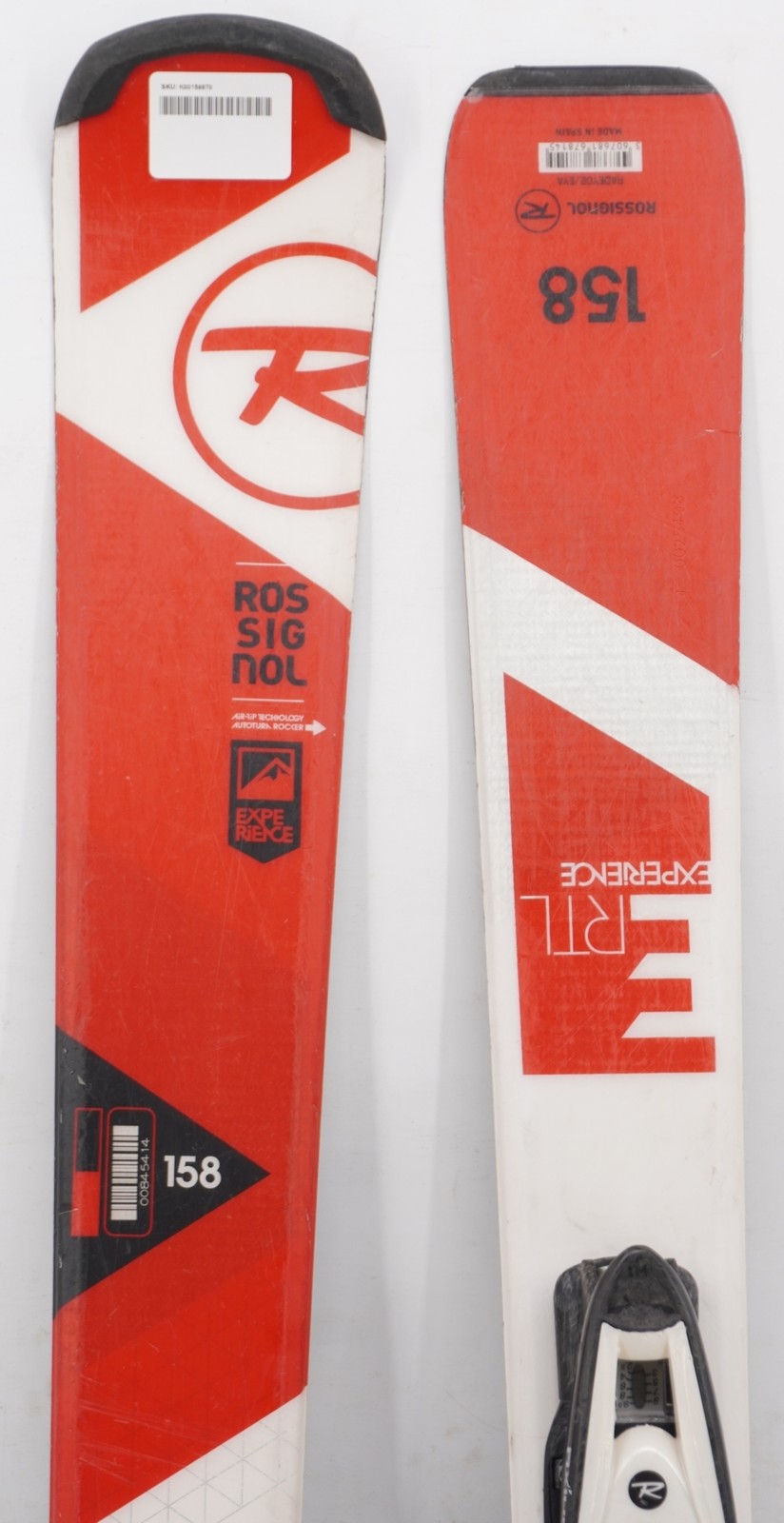 Rossignol Experience E RTL Adult Skis with Bindings - 158 cm Used