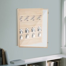 Model Cars Display Case Display Case for Minifigures Action Figures Wooden