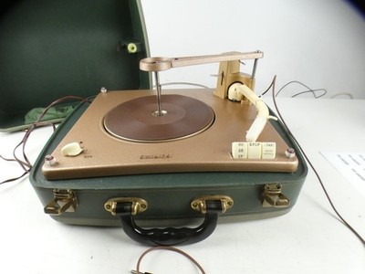 Philips Kofferplattenspieler Plattenspieler Wechsler 50er Jahre Bastler Hi-6665