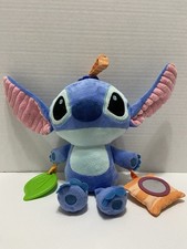 Disney Baby Stitch Activity Toddler Toy Plush Teether Stuffed Lovey 8  