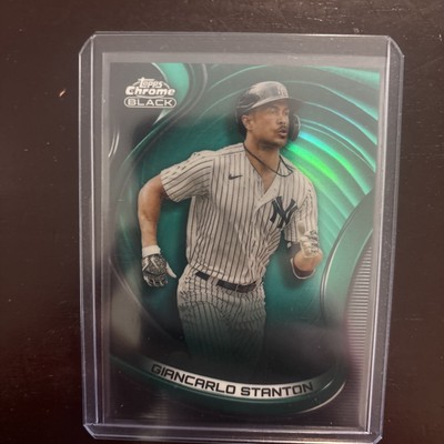 Giancarlo Stanton 2022 Chrome Black Green Atomic Refractor #8 /99 500 HR soon! 