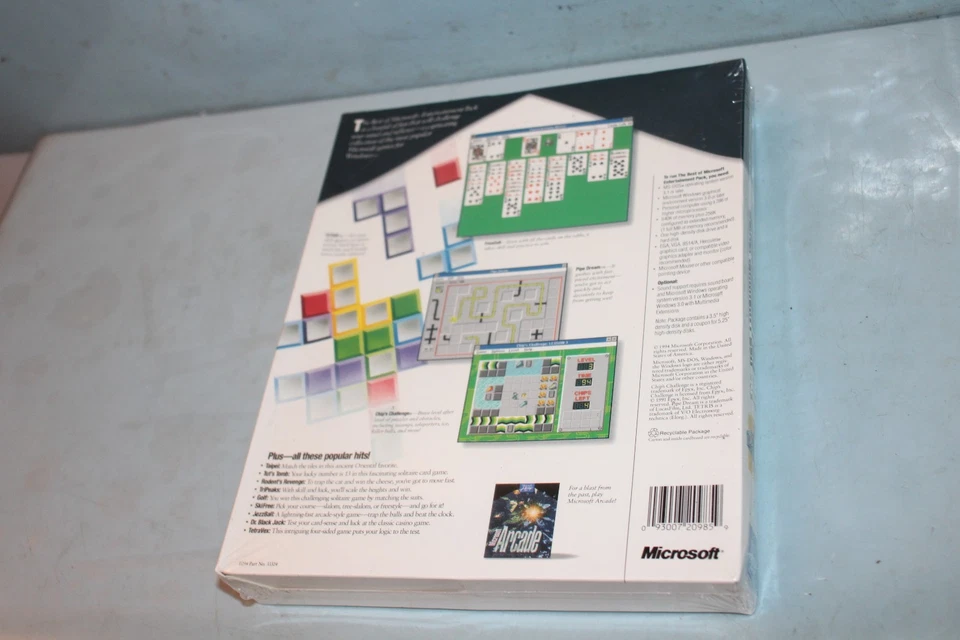 RARE THE BEST OF Microsoft Entertainment Pack "NEW FACTORY SEALED BOX" - Image 2 of 3