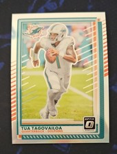 2025 Panini Donruss Optic - Tua Tagovailoa #39 Silver Prizm Miami Dolphins 