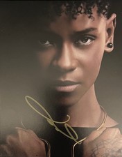 Black Panther LETITIA WRIGHT SIGNED 8x10 Photo - VIDEO PROOF