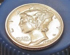 1941 Brilliant Uncirculated Dime  90% Silver  Blazing Original Luster # 523 ~ 1