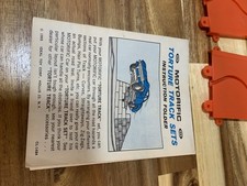 Vintage 1965 Ideal MOTORIFIC Torture Track Set Instructions Fold-Out and track