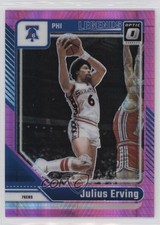2024 Panini Donruss Optic Legends Pink Hyper Prizm Julius Erving #232 HOF 09br