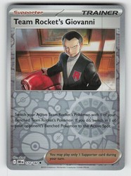 Team Rocket's Giovanni 174/182 Destined Rivals Reverse Holo