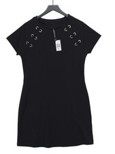 Karen Millen T-Shirt Midi Dress UK16 in Black