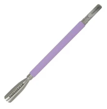 Tweezerman Dual Sided Pushy, Stainless Steel, Cuticle Pusher, Purple, NWT