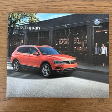 New Original 2018 Tiguan VW SUV Sales Brochure Catalog Volkswagen