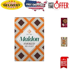 Distinctive Smoked Sea Salt Flakes, 4.4 Ounce - Perfect for Grilling & More