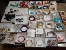 Huge Mixed Costume Jewelry lot-9 pounds many new bracelets bangles necklaces