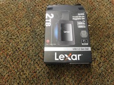 Lexar SL500 2TB Portable SSD USB 3.2 Gen 2x2 Magnetic Set Black External