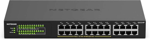 NETGEAR GS324P 24 Port Gigabit Ethernet LAN PoE Switch - Bild 3 von 3