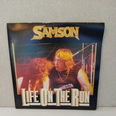SAMSON. Life On The Run. Original Unplayed Double 7'' Vinyl. 1982