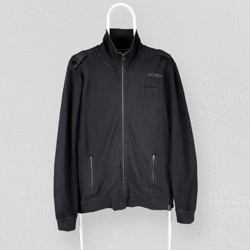 G-Star Decoder Bomber Sweatshirt Jacket Full Zip Mens Large video thumbnail