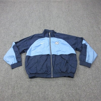Vintage North Carolina Tar Heels Jacket Mens Medium NCAA Basketball Nike 90s