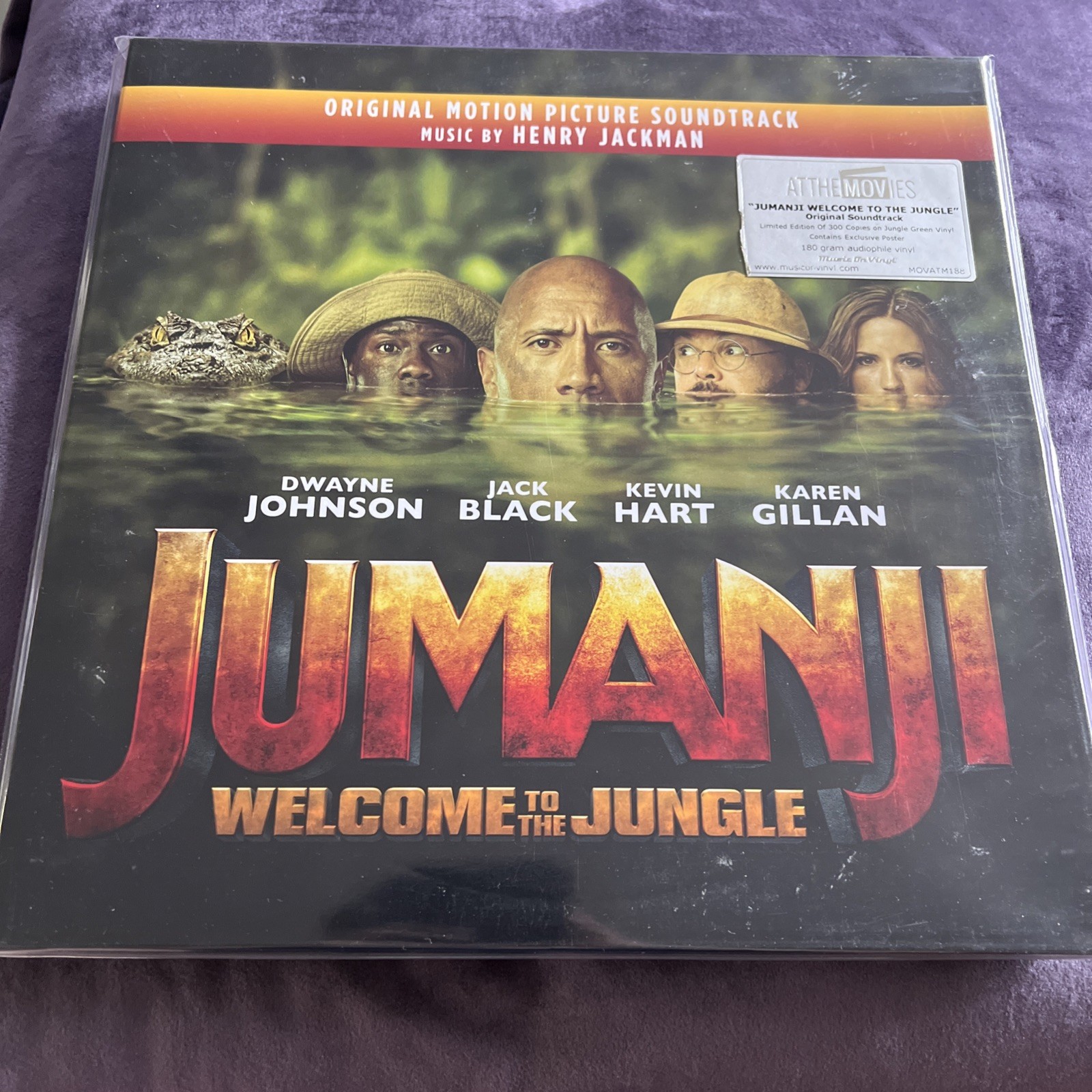 Henry Jackman Jumanji: Welcome To The Jungle (Vinyl) Ltd Green Numbered NM