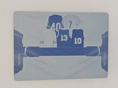 2019 Leaf In The Game Used Sports The 10 Mantle, Chamberlain, Ali, Sayers 1/1 Cy