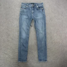 Silver Jeans Co Avery Slim Jeans Womens 31 Distressed Stretch Denim W31 L28.5