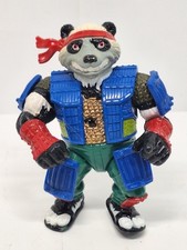 Teenage Mutant Ninja Turtles TMNT Vintage 1990 Panda Khan 4" Action Figure