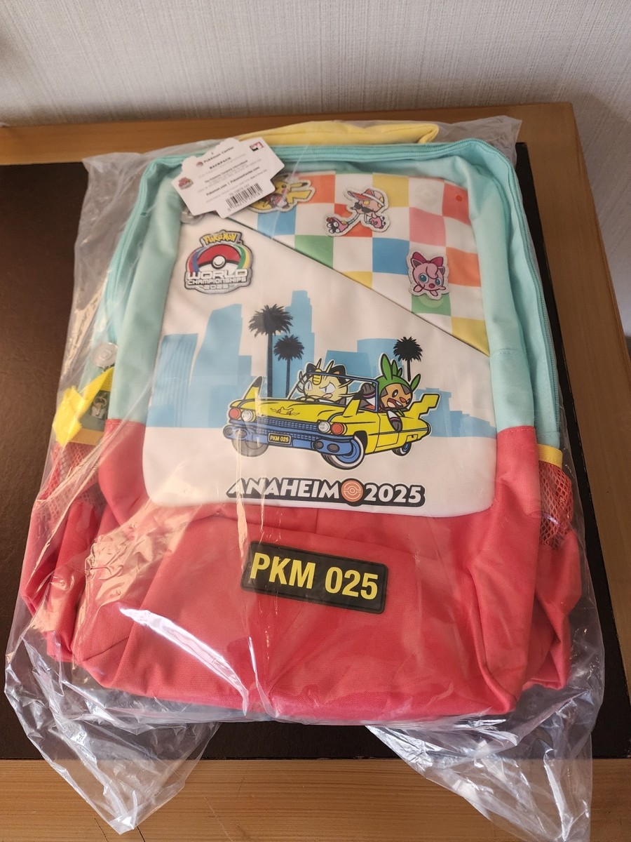 ポケモン ANAHEIM 2025 バックパック 2025 Pokemon World Championships Competitor Backpack Anaheim